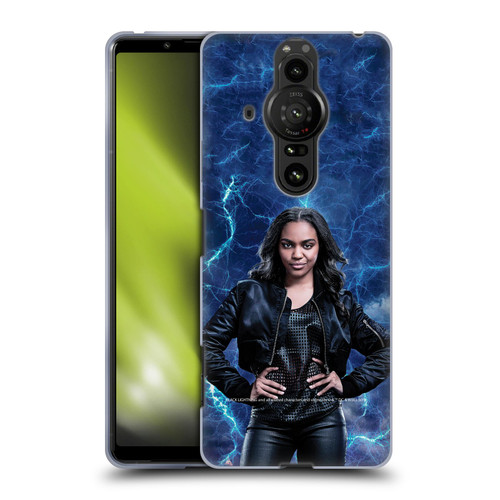 Black Lightning Characters Jennifer Pierce Soft Gel Case for Sony Xperia Pro-I