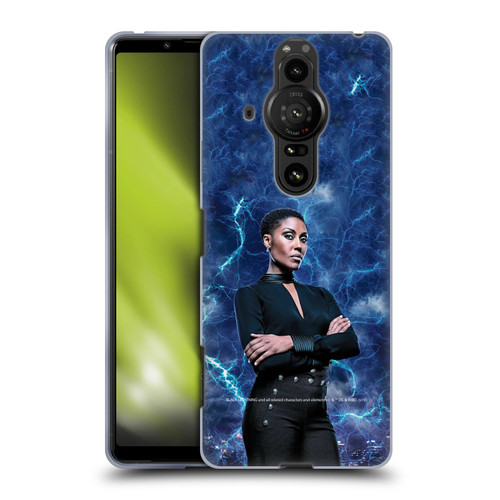 Black Lightning Characters Lynn Pierce Soft Gel Case for Sony Xperia Pro-I