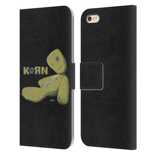 Korn Graphics Issues Doll Leather Book Wallet Case Cover For Apple iPhone 6 Plus / iPhone 6s Plus