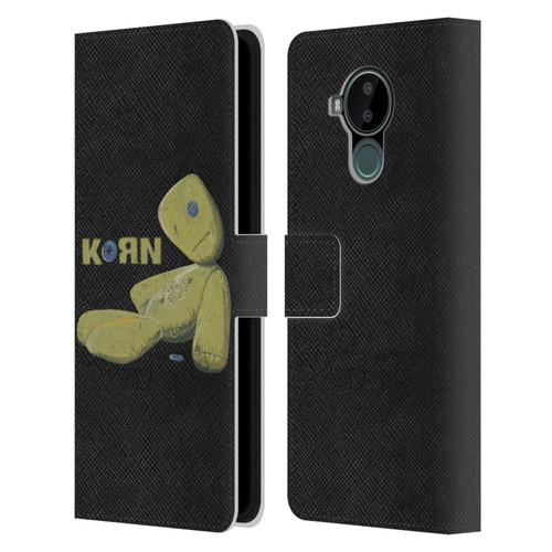 Korn Graphics Issues Doll Leather Book Wallet Case Cover For Nokia C30