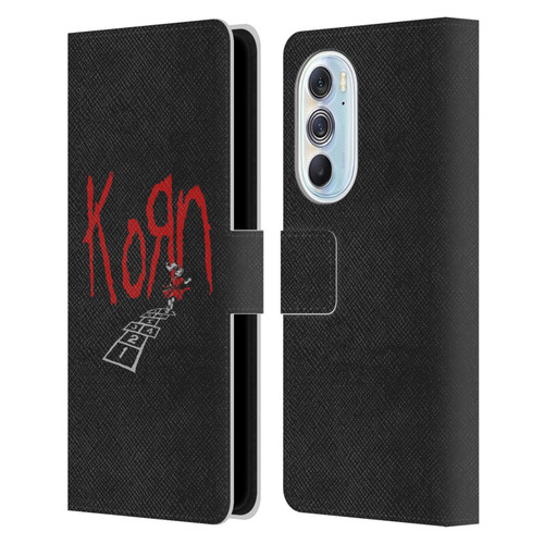 Korn Graphics Follow The Leader Leather Book Wallet Case Cover For Motorola Edge X30