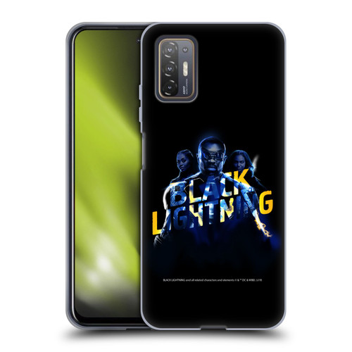 Black Lightning Key Art Group Soft Gel Case for HTC Desire 21 Pro 5G