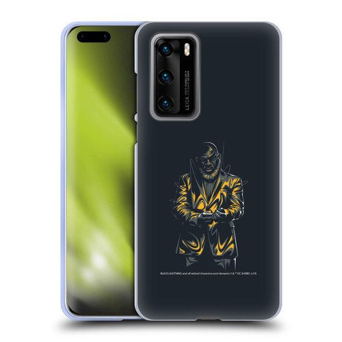 Black Lightning Key Art Tobias Whale Soft Gel Case for Huawei P40 5G