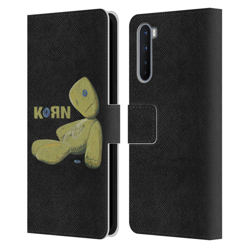 Korn Graphics Issues Doll Leather Book Wallet Case Cover For OnePlus Nord 5G