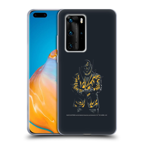 Black Lightning Key Art Tobias Whale Soft Gel Case for Huawei P40 Pro / P40 Pro Plus 5G