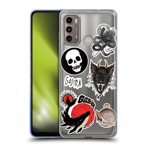 Gojira Graphics Sticker Print Soft Gel Case for Motorola Moto G60 / Moto G40 Fusion