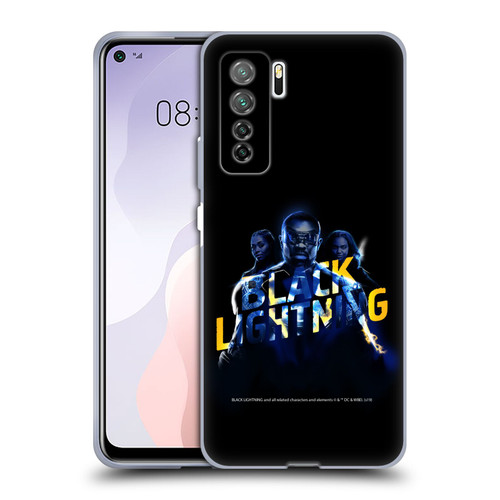 Black Lightning Key Art Group Soft Gel Case for Huawei Nova 7 SE/P40 Lite 5G