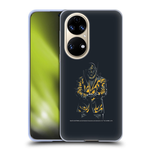 Black Lightning Key Art Tobias Whale Soft Gel Case for Huawei P50