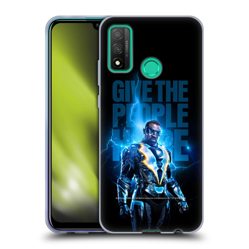 Black Lightning Key Art Give The People Hope Soft Gel Case for Huawei P Smart (2020)