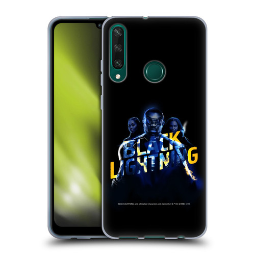 Black Lightning Key Art Group Soft Gel Case for Huawei Y6p