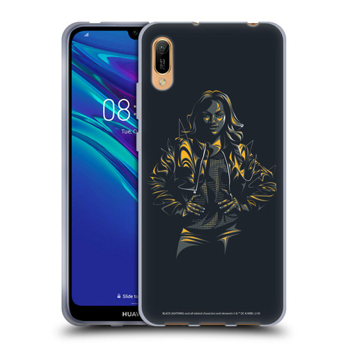 Black Lightning Key Art Jennifer Pierce Soft Gel Case for Huawei Y6 Pro (2019)
