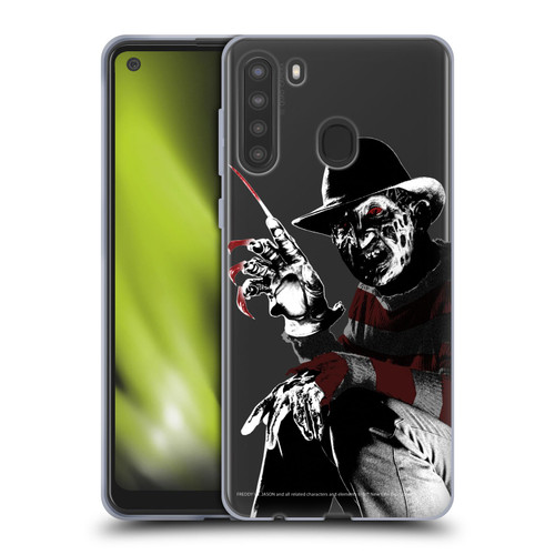 Freddy VS. Jason Graphics Freddy Soft Gel Case for Samsung Galaxy A21 (2020)