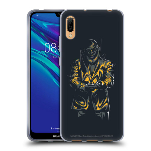 Black Lightning Key Art Tobias Whale Soft Gel Case for Huawei Y6 Pro (2019)