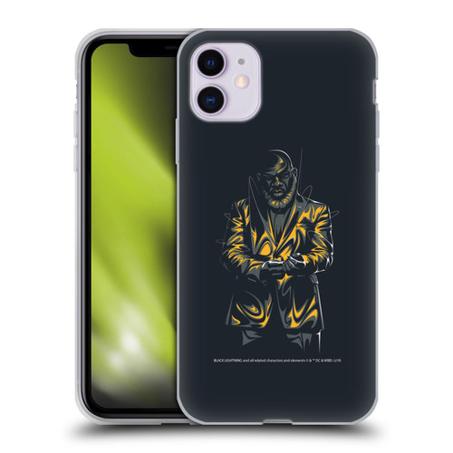 Black Lightning Key Art Tobias Whale Soft Gel Case for Apple iPhone 11