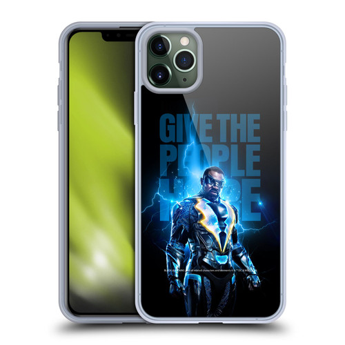 Black Lightning Key Art Give The People Hope Soft Gel Case for Apple iPhone 11 Pro Max