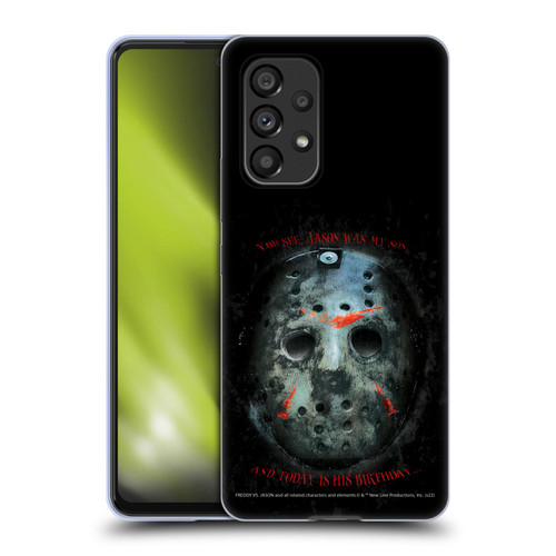 Freddy VS. Jason Graphics Jason's Birthday Soft Gel Case for Samsung Galaxy A53 5G (2022)