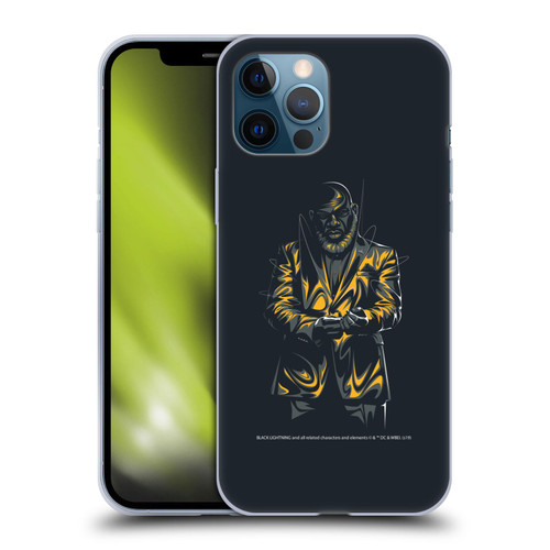 Black Lightning Key Art Tobias Whale Soft Gel Case for Apple iPhone 12 Pro Max