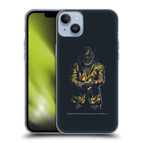 Black Lightning Key Art Tobias Whale Soft Gel Case for Apple iPhone 14 Plus