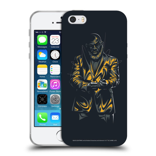 Black Lightning Key Art Tobias Whale Soft Gel Case for Apple iPhone 5 / 5s / iPhone SE 2016