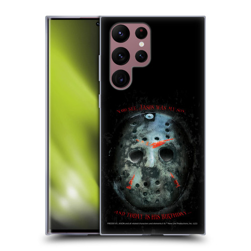 Freddy VS. Jason Graphics Jason's Birthday Soft Gel Case for Samsung Galaxy S22 Ultra 5G