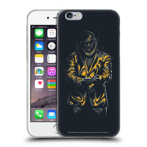 Black Lightning Key Art Tobias Whale Soft Gel Case for Apple iPhone 6 / iPhone 6s