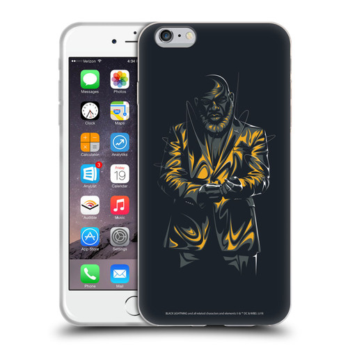 Black Lightning Key Art Tobias Whale Soft Gel Case for Apple iPhone 6 Plus / iPhone 6s Plus