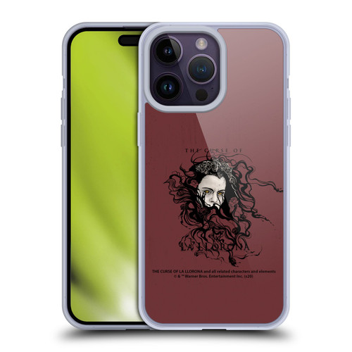 The Curse Of La Llorona Graphics Weeping Lady Soft Gel Case for Apple iPhone 14 Pro Max