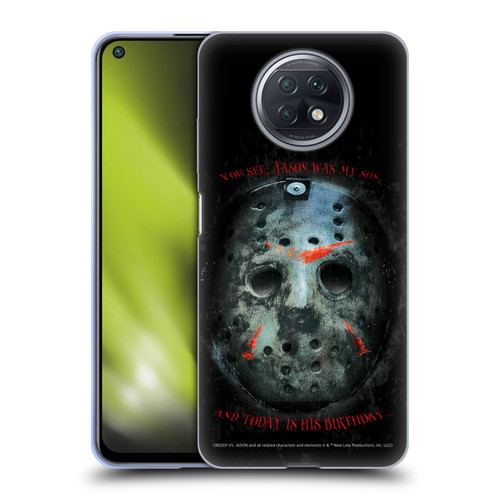 Freddy VS. Jason Graphics Jason's Birthday Soft Gel Case for Xiaomi Redmi Note 9T 5G