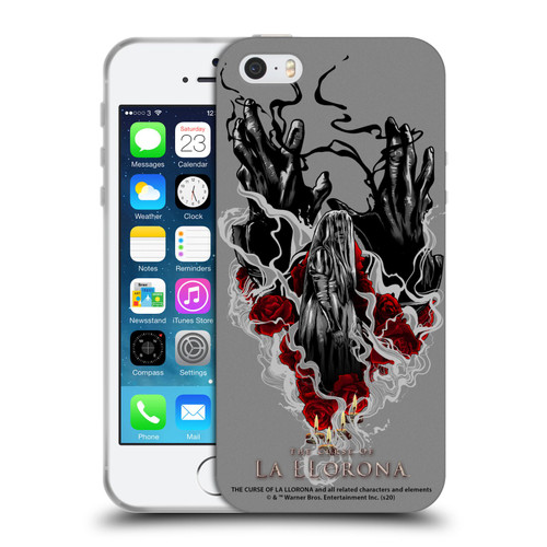 The Curse Of La Llorona Graphics Hands Soft Gel Case for Apple iPhone 5 / 5s / iPhone SE 2016