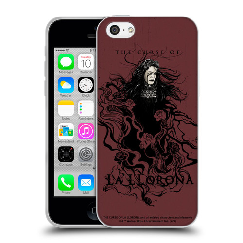 The Curse Of La Llorona Graphics Weeping Lady 2 Soft Gel Case for Apple iPhone 5c
