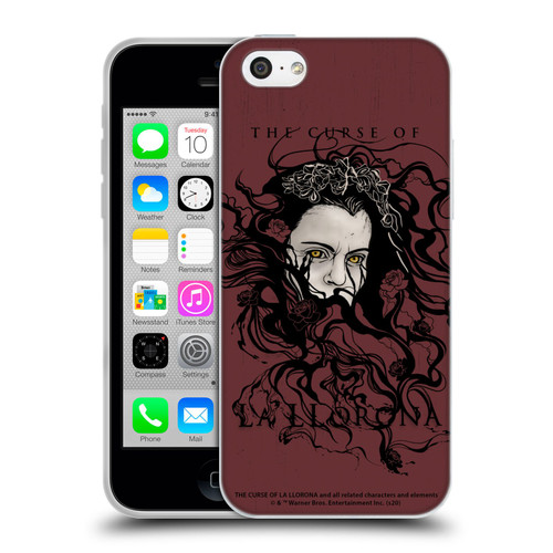 The Curse Of La Llorona Graphics Weeping Lady Soft Gel Case for Apple iPhone 5c
