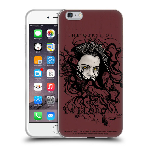 The Curse Of La Llorona Graphics Weeping Lady Soft Gel Case for Apple iPhone 6 Plus / iPhone 6s Plus
