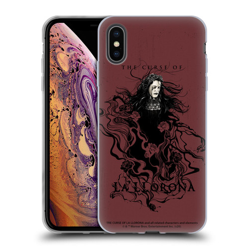The Curse Of La Llorona Graphics Weeping Lady 2 Soft Gel Case for Apple iPhone XS Max