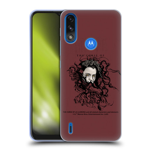 The Curse Of La Llorona Graphics Weeping Lady Soft Gel Case for Motorola Moto E7 Power / Moto E7i Power