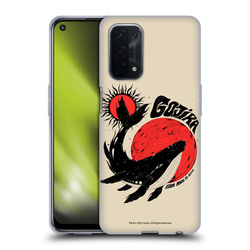 Gojira Graphics Whale Sun Moon Soft Gel Case for OPPO A54 5G