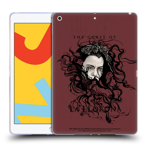The Curse Of La Llorona Graphics Weeping Lady Soft Gel Case for Apple iPad 10.2 2019/2020/2021
