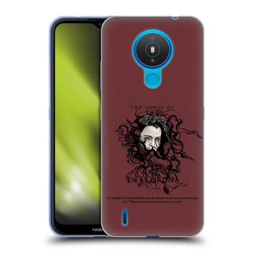 The Curse Of La Llorona Graphics Weeping Lady Soft Gel Case for Nokia 1.4
