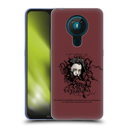 The Curse Of La Llorona Graphics Weeping Lady Soft Gel Case for Nokia 5.3