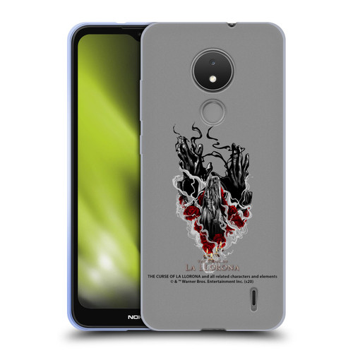 The Curse Of La Llorona Graphics Hands Soft Gel Case for Nokia C21