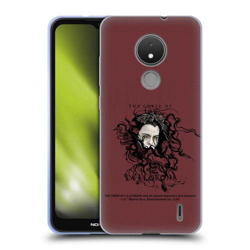 The Curse Of La Llorona Graphics Weeping Lady Soft Gel Case for Nokia C21