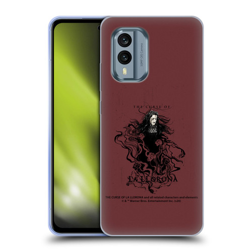 The Curse Of La Llorona Graphics Weeping Lady 2 Soft Gel Case for Nokia X30