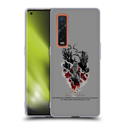 The Curse Of La Llorona Graphics Hands Soft Gel Case for OPPO Find X2 Pro 5G