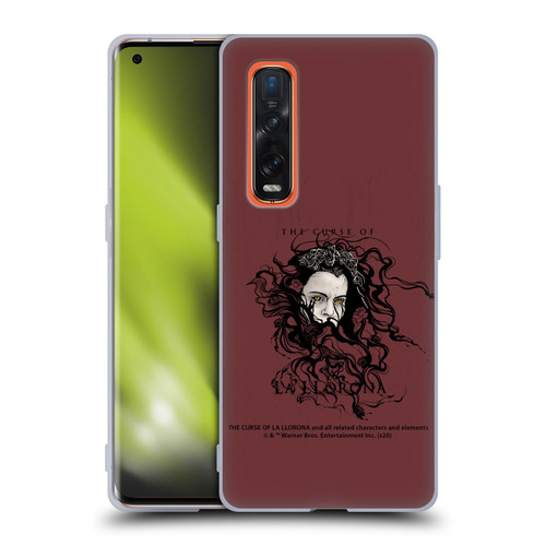 The Curse Of La Llorona Graphics Weeping Lady Soft Gel Case for OPPO Find X2 Pro 5G
