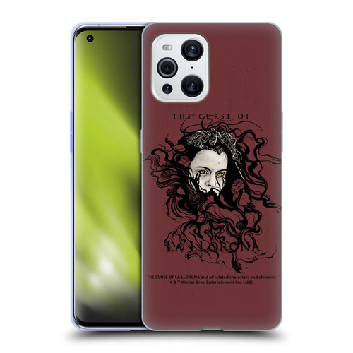 The Curse Of La Llorona Graphics Weeping Lady Soft Gel Case for OPPO Find X3 / Pro