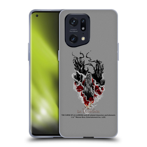 The Curse Of La Llorona Graphics Hands Soft Gel Case for OPPO Find X5 Pro