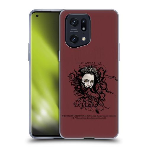 The Curse Of La Llorona Graphics Weeping Lady Soft Gel Case for OPPO Find X5 Pro