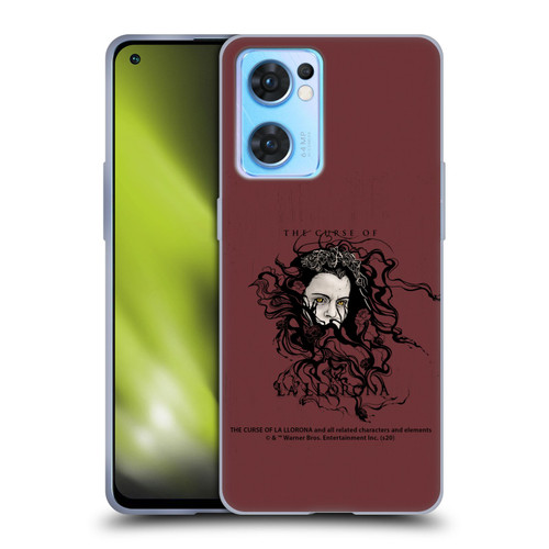 The Curse Of La Llorona Graphics Weeping Lady Soft Gel Case for OPPO Reno7 5G / Find X5 Lite