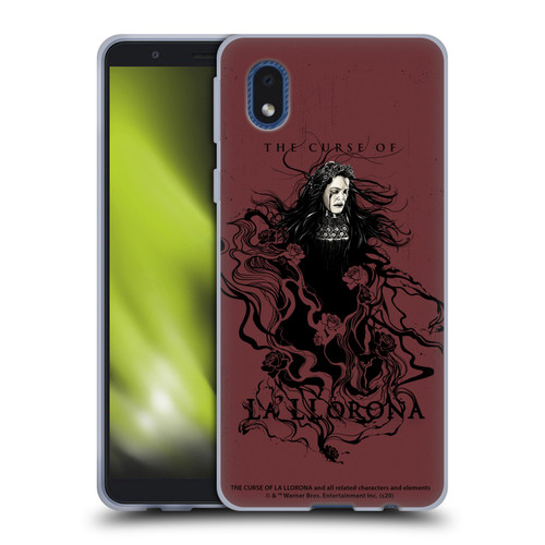 The Curse Of La Llorona Graphics Weeping Lady 2 Soft Gel Case for Samsung Galaxy A01 Core (2020)