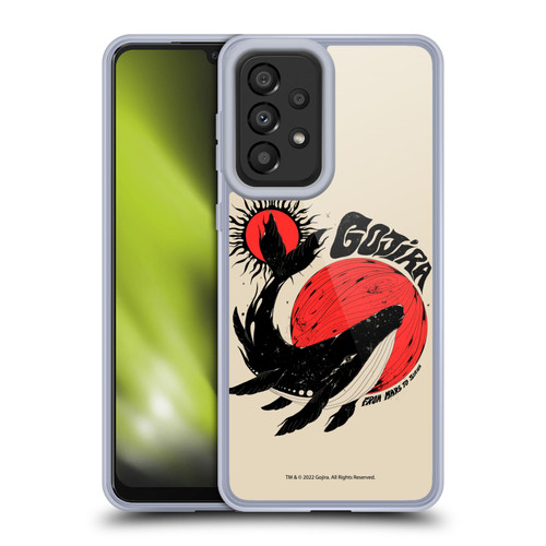 Gojira Graphics Whale Sun Moon Soft Gel Case for Samsung Galaxy A33 5G (2022)