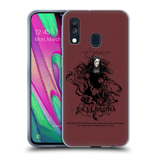 The Curse Of La Llorona Graphics Weeping Lady 2 Soft Gel Case for Samsung Galaxy A40 (2019)